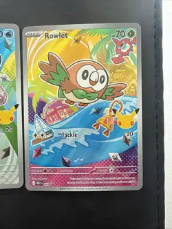 Popplio Rowlet Litten MEP 043 044 045 Pokemon 30th Anniversary First Partner NM - Image 3