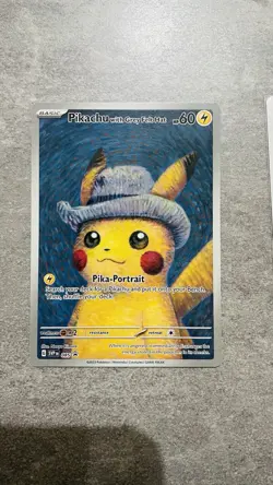 2023 Pokemon SVP Black Star Promo #085 Van Gogh Pikachu with Grey Felt Hat - Image 1
