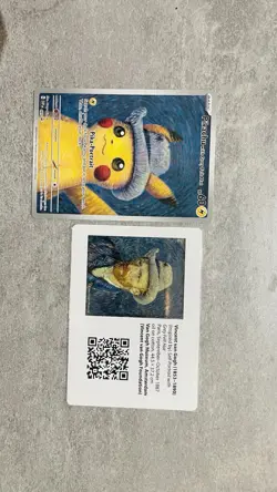 2023 Pokemon SVP Black Star Promo #085 Van Gogh Pikachu with Grey Felt Hat - Image 2