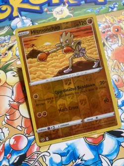 Hitmonchan 095/202 Uncommon Sword & Shield Pokemon TCG Reverse Holo - Image 2