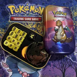 Pokemon TCG Dragonite Complete set, Mini Tin, Accessories insert, Dice, Coins… - Image 1