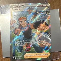 Pokemon Brawly Full Art 188/198 Chilling Reign Rapid Strike Holo - Image 1