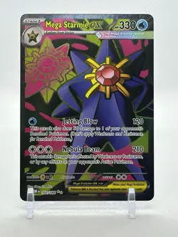 Mega Starmie EX 102/088 Full Art Ultra Rare Pokemon TCG: Perfect Order - Image 1