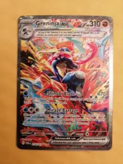 Greninja ex - 214/167 - Pokemon Twilight Masquerade Special Illustration Rare NM - Image 1