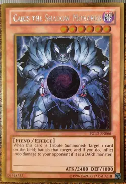 Caius the Shadow Monarch - PGLD-EN066 - Carte Yu-Gi-Oh Anglaise - Image 2