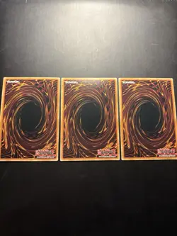 Yugioh! Playset - 3x Leeren-Fallgrube Platinum Secret Rare - RA04-DE190 1. Aufl. - Image 2