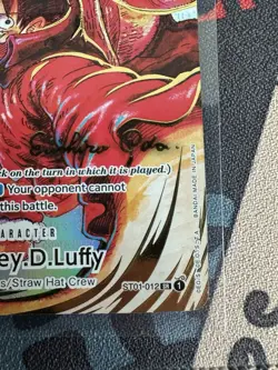 One Piece OP05 2023 Monkey D.Luffy Oda Signature 1st Anniversary - Image 5