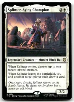 Splinter, Aging Champion #104 (NM) TMC Magic MTG - Image 1
