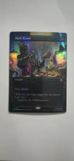 Dark Ritual TMNT MTG foil - Image 1