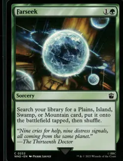 Farseek 232 Common Universes Beyond: Doctor Who Magic: The Gathering Near Mint - Image 1