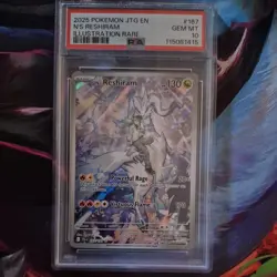 N’s Reshiram Pokemon Journey Together #167/159 PSA 10 - Image 1