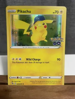 Pikachu 028/078 Pokemon GO Holo - Image 1