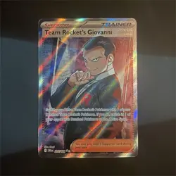 Pokemon TCG Team Rocket's Giovanni 225/182 Ultra Rare Holo Destined Rivals NM!!! - Image 1