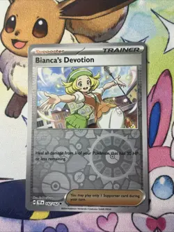 Bianca's Devotion 142/162 Temporal Forces Trainer Reverse Holo Pokemon TCG - Image 1