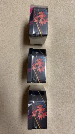 Pokemon TCG Crown Zenith Galarian Moltres Articuno Zapdos Tin Set of 3 Sealed - Image 2