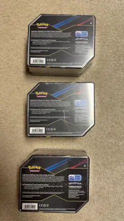 Pokemon TCG Crown Zenith Galarian Moltres Articuno Zapdos Tin Set of 3 Sealed - Image 3