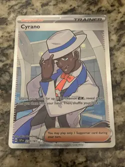 Pokemon TCG Card Cyrano Surging Sparks 230/191 Trainer Ultra Rare NM Condition - Image 1