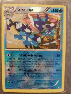 GRENINJA 40/122 RARE BREAKPOINT POKEMON REVERSE HOLO LP - Image 2