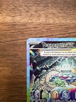 Pokemon Terapagos ex 170/142 Special Illustration Rare Full Art Holo Sv07: Stel… - Image 2