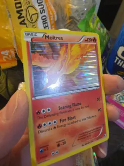 Moltres 22/113 Pokemon Legendary Treasures Holo Rare Card - Image 2