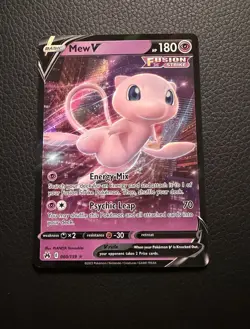 Pokemon Mew V 060/159 SWSH Crown Zenith Ultra Rare. Near Mint Condition. - Image 1