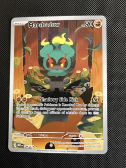 Pokemon TCG Marshadow 146/132 ME01 Rare Mega Evolutions Illustration - Image 1