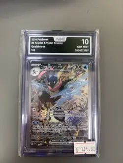 Quajutsu EX Nebel Der Sagen Promo Pokemon Karte Deutsch AOG GEM MINT 10 - Image 1