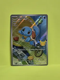 Pokemon Squirtle 039 First Partner Illustration Full Art Holo Promo - Image 1