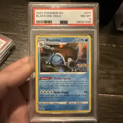 2022 Pokemon Go Blastoise Holo PSA 8 - Image 1