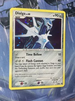 Pokemon TCG Dialga LV 68 - 2008 Holo - Black Star Promo DP26 Super Rare - Image 1