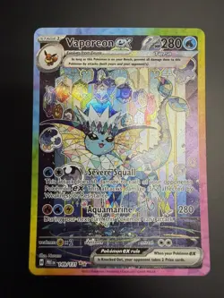 Pokemon: Prismatic Evolutions Vaporeon ex 149/131 Special Illustration Rare - Image 1