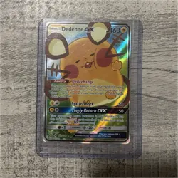 Pokemon Dedenne GX Promo Holo Alternate Art 195A/214 Ultra Rare - Image 1