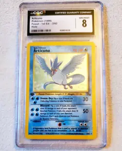 Pokemon FIRST EDITION ARTICUNO Fossil #02/62 1st Ed Holo Rare WOTC 1999 Pokemon - Image 2
