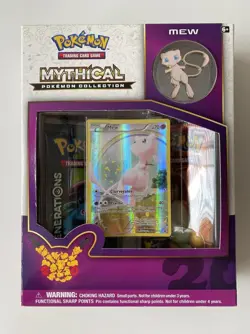 Pokemon TCG Mew Mythical Pokemon Collection Generations - Image 1