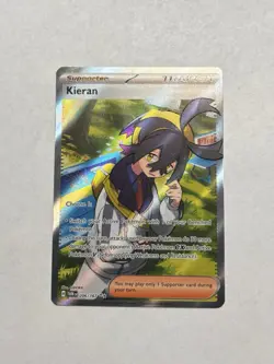 Pokemon TCG Kieran 206/167 Twilight Masquerade Holo Ultra Rare Near Mint/Mint - Image 1
