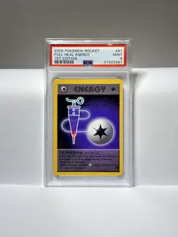 Pokemon 2000 Team Rocket Full Heal Energy 1st Edition PSA 9 Mint #81 Graded TCG - Image 1