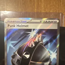 Pokemon Punk Helmet 121/094 Me02: Phantasmal Flames Ultra Rare Trainer Holo - Image 3