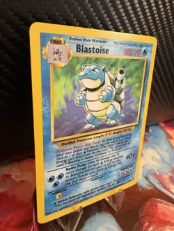 1999 Pokemon Base Set Blastoise Holo 2/102 WOTC LP Vintage - Image 4