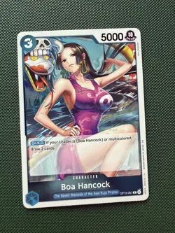 One Piece CCG Boa Hancock OP13-051 Rare Foil Holo Card English NM - Image 1