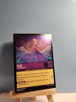 Disney Lorcana Elsa - The Fifth Spirit 48/204, Foil Super Rare Card - Image 1