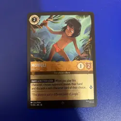 Mowgli - Man Cub 19/204 Cold Foil Super Rare Whispers In The Well Disney Lorcana - Image 1