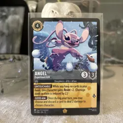 Disney Lorcana TCG Winterspell Angel Experiment 624 Legendary Shipping Included - Image 1