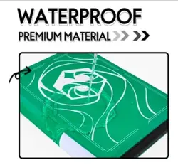 DRZERUI Binder for Lorcana Cards 16 Pocket Album with Sleeves Classic Gray - Image 2