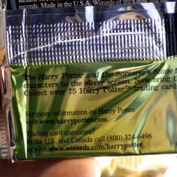 Harry Potter and the Sorcerers Stone Movie Trading Cards 2001 New Sealed Pack X3 - Image 4