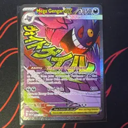 Pokemon Mega Gengar EX 269/217 Full Art Holo TCG Card English 350 HP - Image 1