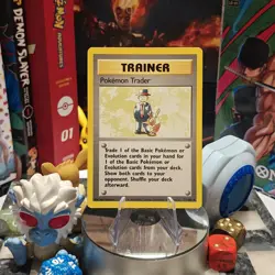 Pokemon Card Base Set 77/102 Pokemon Trader Rare 1999 WOTC LP See Pics - Image 1