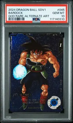 PSA 10 Bardock GDR SDV1-045 2024 Dragon Ball Super Divers Card Japanese - Image 1