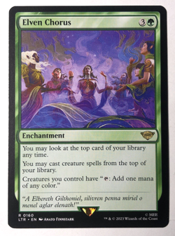 Elven Chorus 160 the Lord of the Rings MTG Magic the Gathering NM - Image 1