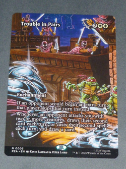 Trouble In Paris Borderless Magic Mtg Teenage Mutant Ninja Turtles Mythic - Image 1