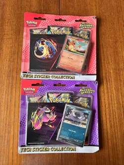Pokemon TCG Ascended Heroes Tech Sticker Collection Set Of 2 Charmander Gastly - Image 1